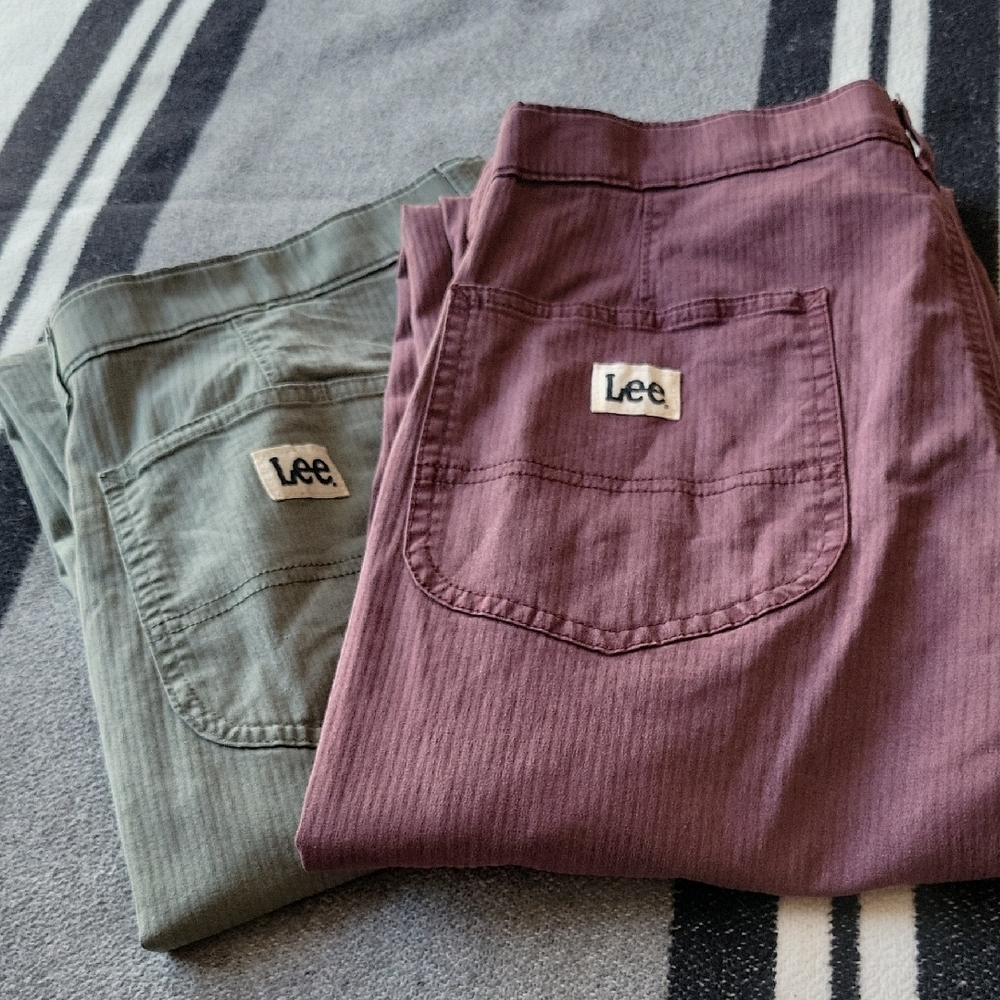 Lee Green and Maroon  Pants